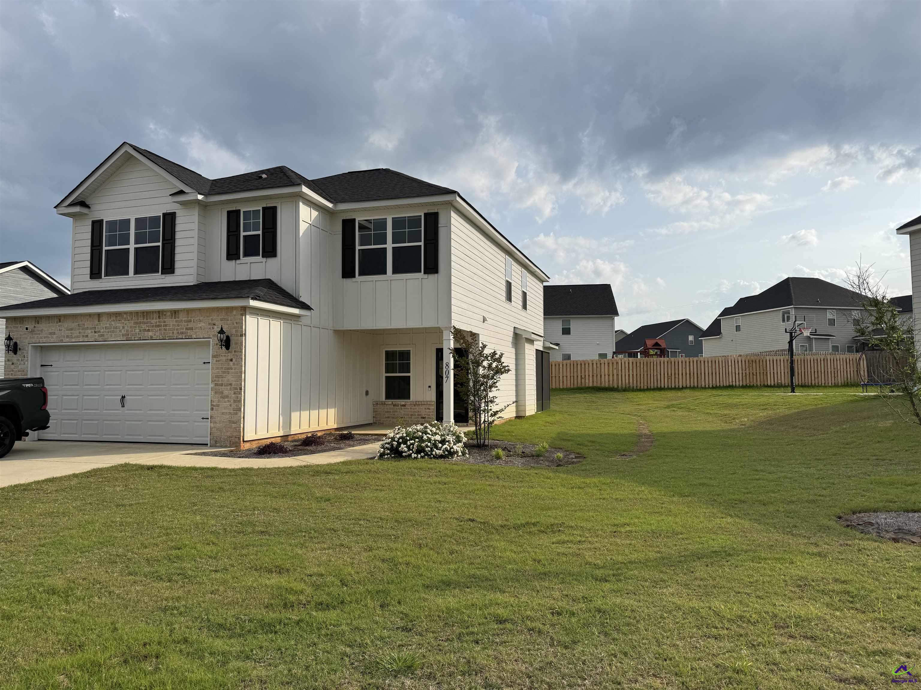 Beautiful 4 bedroom, 2.5 bath home. Modern look with neutral tones, stainless steel appliances, coffered ceilings. Screened in back porch. Close to schools, shopping, restaurants and RAFB.
