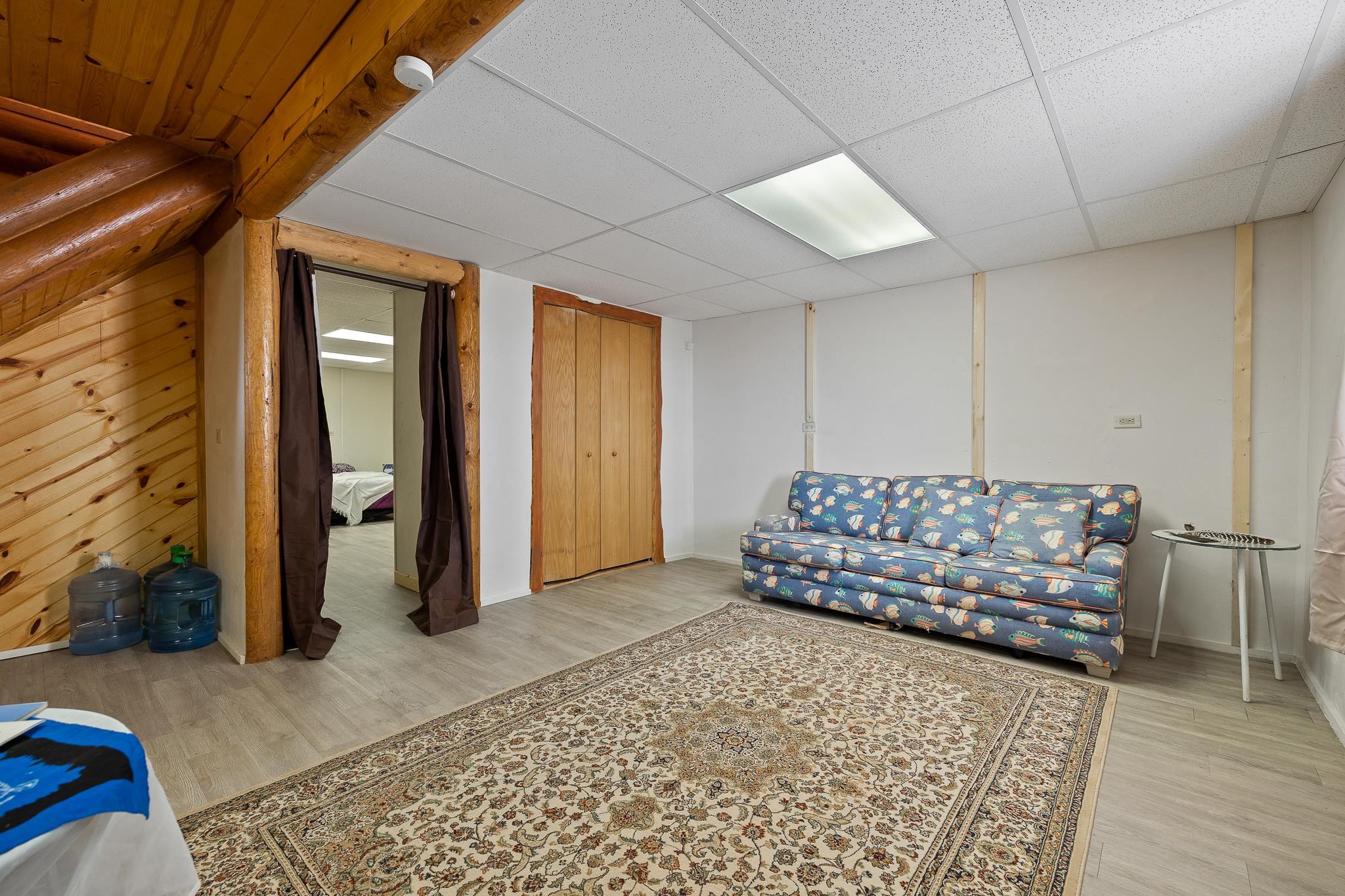 Basement area could be used a separate living suite for family and friends.