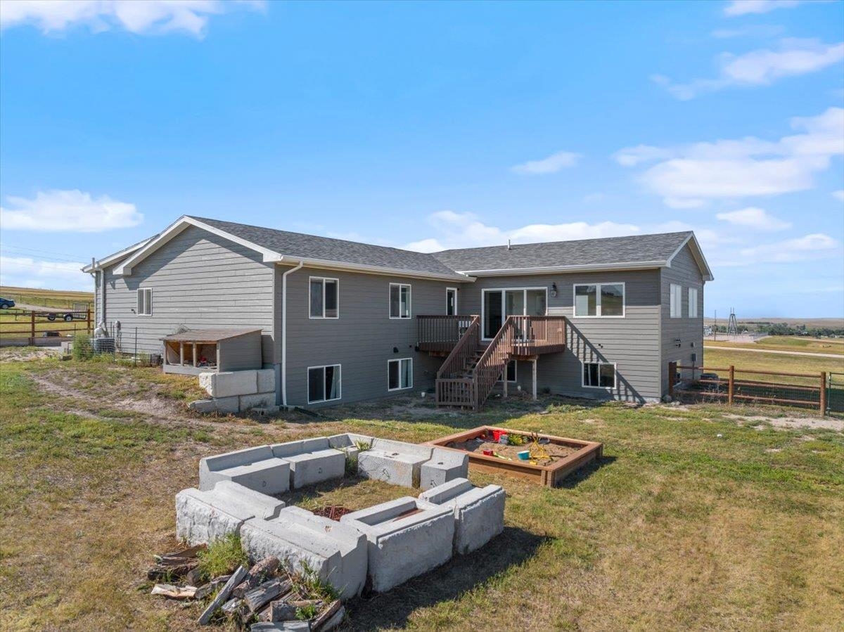 Rear of home