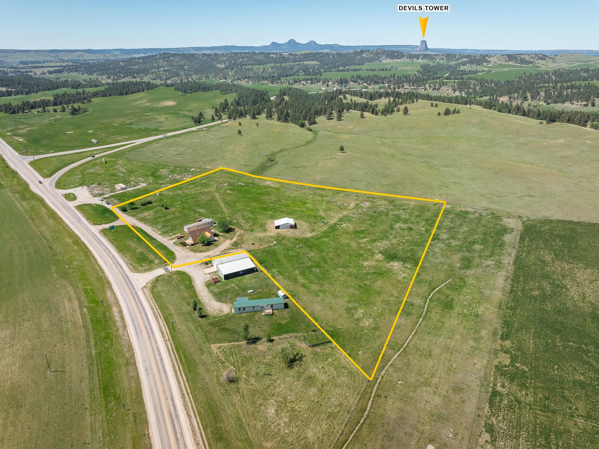 Aerial View of Property