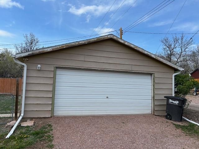 Front of Garage