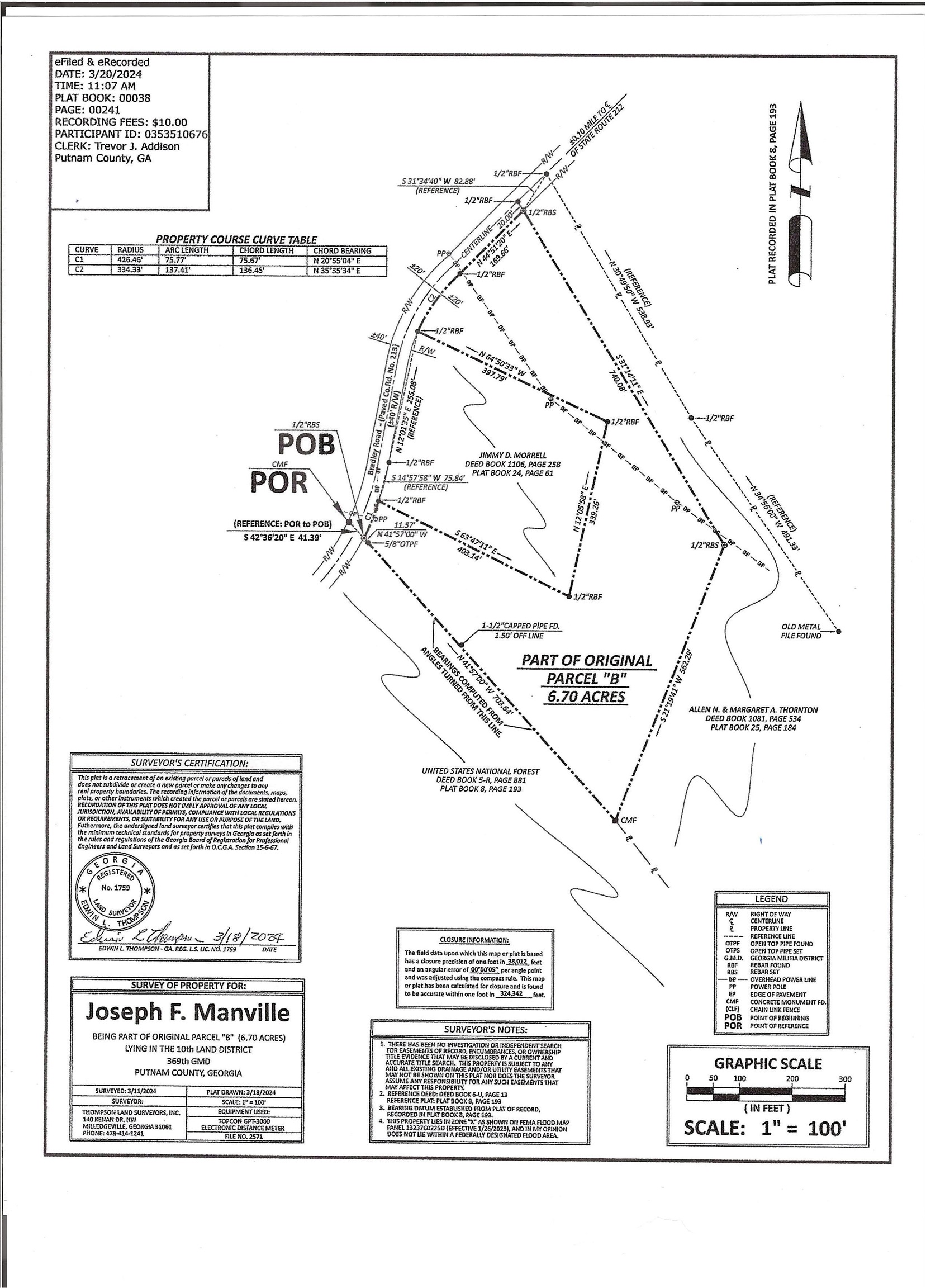 6.70 Acres Bradley Road #6, Eatonton, Georgia image 4