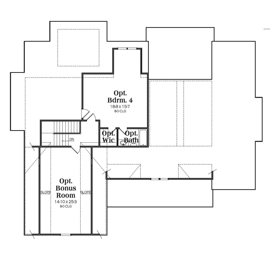 This home will have the bedroom, bath and bonus room finished!