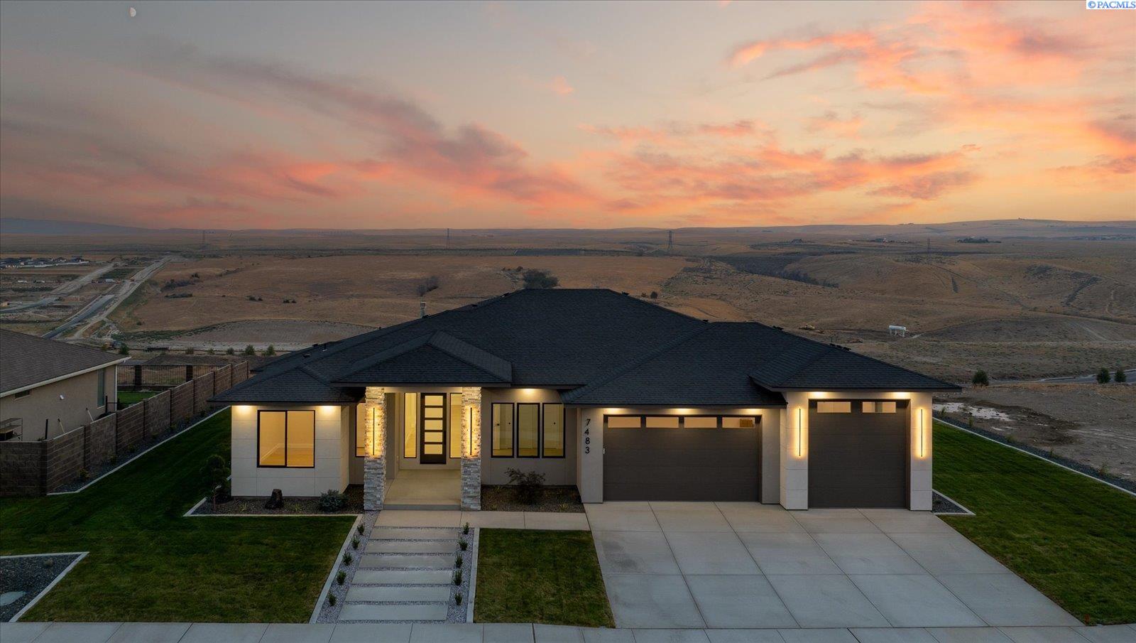 MLS# 288029 Welcome to Viktory Homes @ Southcliffe – Luxury Living with a View! This stunning new home sits on a premium view lot with plenty of space to add your dream pool—making it the ultimate backdrop for relaxation and entertaining. Step inside to find soaring ceilings, oversized windows, and a sun-filled, open-concept layout. The gourmet kitchen is a showstopper, complete with stainless steel appliances, quartz waterfall countertops, custom cabinetry, and a spacious island perfect for gatherings. The expansive living and dining areas feature luxury vinyl plank flooring and seamless indoor-outdoor flow, thanks to the large covered patio—ideal for year-round enjoyment. Retreat to the primary suite, your own private haven with a spa-like ensuite and a massive walk-in closet. A secondary master suite with a private bathroom provides versatility for guests or multigenerational living. The backyard is a blank canvas with endless potential—whether you envision a serene outdoor retreat or a custom pool to take full advantage of the views. Located in the prestigious Southcliffe community, you’re just minutes from top-rated schools, dining, shopping, and outdoor recreation like golf, hiking, and water sports. Don’t miss this rare opportunity—contact your favorite agent today to schedule a private tour! *photos are virtually staged.