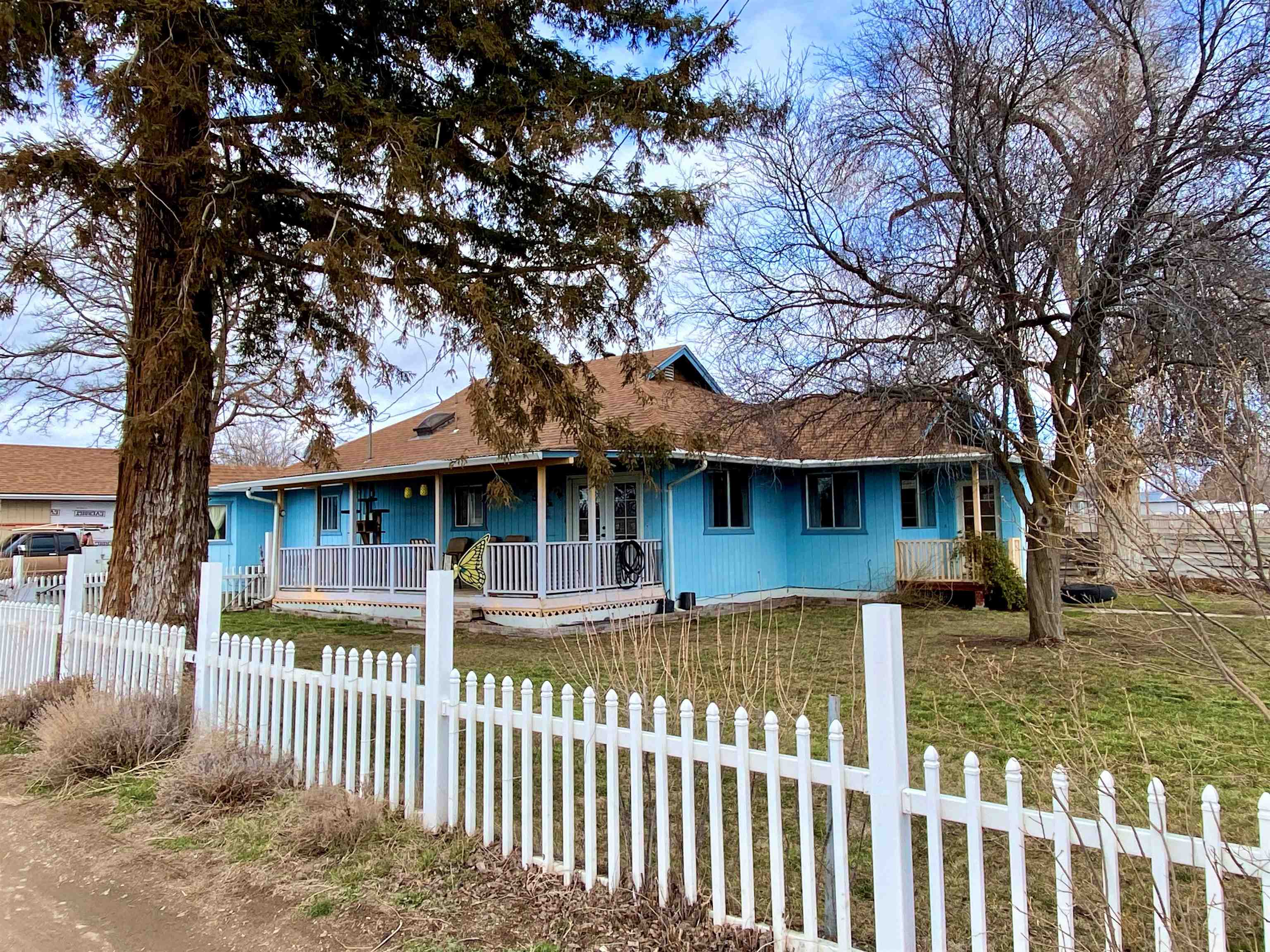 Farmhouse Charm in Grenada, CA!  Enjoy amazing Mt Shasta views from your covered porch & acreage at this renovated farmhouse! Approx 2000+ sq footage with recent improvements in 2017 including a New Roof, laminate floors throughout much of home w/ tiled bathrooms, heated tile floor & jetted tub off primary bedroom- all while keeping the charm of country life.  A detached garage has been enclosed for a workshop/storage but could easily be converted back with a highly DESIRABLE LOCATION within Grenada School district.  Plenty of room for animals & gardening with a good producing well (New Pump 2022), RV HOOK-UP and services available from Grenada City if desired!   If you're looking for a comforting space & a new start- THIS HOME HAS IT ALL!  NOTE: The accuracy of the information provided is deemed reliable but is not guaranteed, is subject to change and should be independently verified.