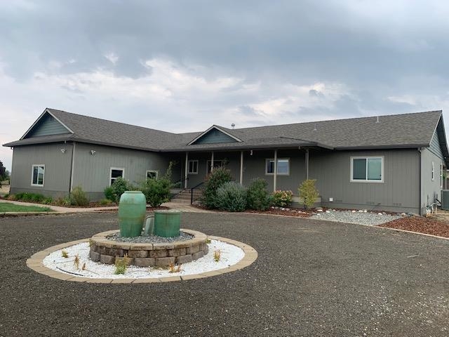 BEAUTIFULLY APPOINTED AND MOVE IN READY CUSTOM HOME JUST A FEW MINUTES DRIVE FROM YREKA.  AMAZING MT SHASTA AND SURROUNDING MOUNTAIN VIEWS; CUSTOM UPGRADES IN FLOORING AND APPLIANCES.  SOLAR IS INCLUDED ALONG WITH PROPANE IN ADDITION TO ELECTRIC.  EXPANSIVE OPEN KITCHEN WITH ISLAND OPEN TO GREAT ROOM AND LARGE VIEW WINDOWS.  OVERSIZED GARAGE WITH EV CHARGER READY; SEPARATE STORAGE SHED.  DECKS FRONT AND REAR TO ENJOY THE QUIET, THE SPACE, ANS THE VIEWS.  MASTER SUITE IS LARGE WITH EN SUITE BATH WITH LARGE WHIRLPOOL TUB AND STEP IN SHOWER.  DON'T MISS THIS OPPORTUNITY FOR A WELL PRICED CUSTOM HOME AND THAT EXTRA SPACE YOU HAVE BEEN LOOKING FOR.  ITS READY FOR YOU!!