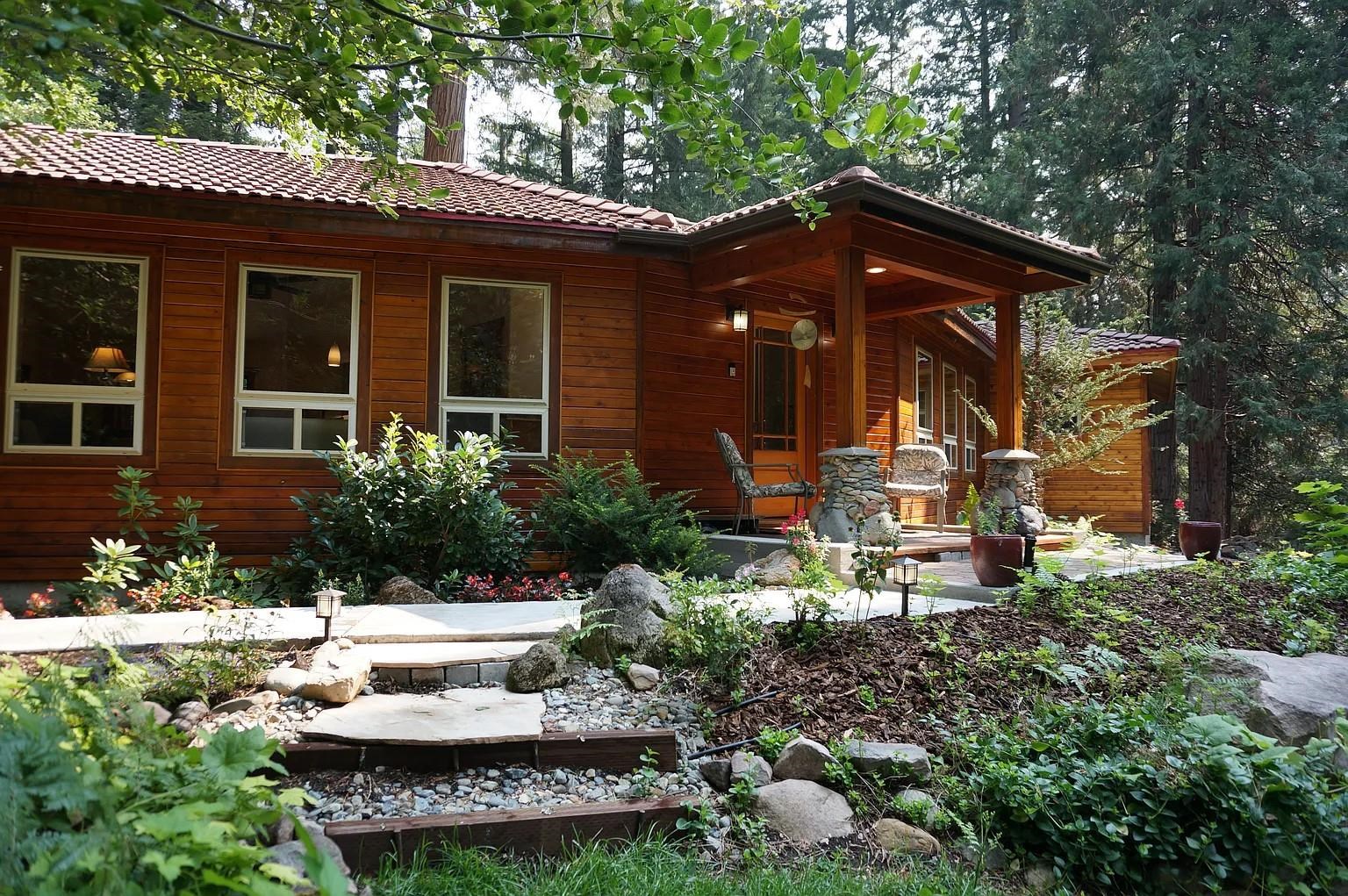 Enchanting cedar home, often referred to as "the most beautiful home in Mt Shasta!". Welcome to this exquisite property nestled in the heart of nature's paradise! 1.68 lush acres are meticulously maintained, boasting manicured gardens that exude a captivating Asian theme. Imagine waking up to the tranquil sounds of Wagon Creek flowing right through your backyard. As you step inside the main residence, you'll be greeted by a generous 2900 sq/ft, 4 br, 2.5 ba, of single-level living, meticulously designed and crafted to offer you the epitome of luxury. Every corner of this stunning home exhibits impeccable craftsmanship and attention to detail, ensuring you experience nothing but pure elegance in every aspect. With a gourmet kitchen equipped with top-of-the-line appliances & pantry, every inch of this dream property caters to your desires. There's even a fully appointed 850 sq/ft, 1 br, 1 ba ADU that can help generate extra income and has the same exquisite amenities as the main house. Don't miss the opportunity to make this luxury retreat your own! Contact your agent today to schedule a viewing of this magnificent property. Don't wait, seize this opportunity now!