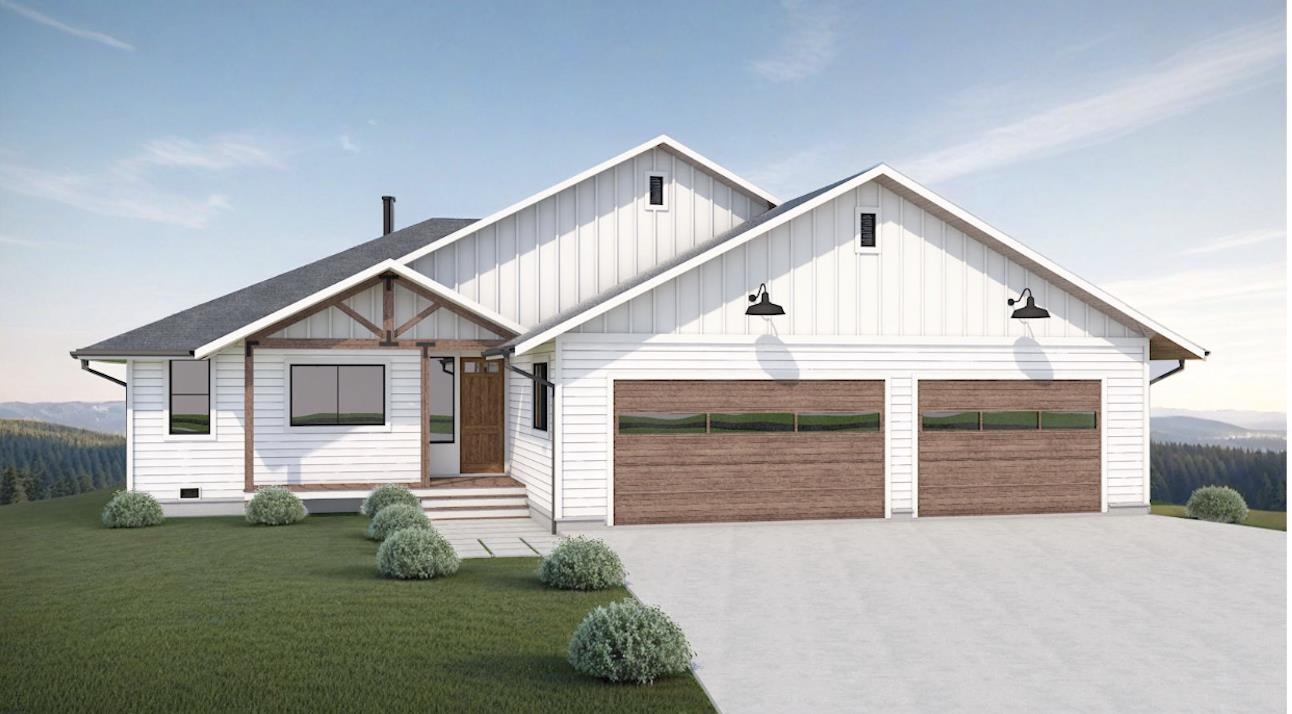Welcome to your brand new dream retreat tucked in the tranquil and highly sought-after neighborhood off North Old Stage Road. Built by Paul Kinkade Construction, this brand-new custom home offers timeless craftsmanship, quality finishes, and modern elegance—all set against the breathtaking backdrop of Black Butte. Situated on over 3 private and usable acres, this 4-bedroom, 2.5-bath beauty is thoughtfully designed with comfort, style, and space in mind. Open-concept floor plan filled with natural light, soaring ceilings, and quality finishes throughout—from premium flooring, to custom cabinetry and stone countertops. The expansive kitchen flows seamlessly into the living and dining areas, making it the perfect space to entertain or unwind. The luxurious primary suite offers a peaceful escape with a spa-inspired bath and views of the surrounding forest. Three additional bedrooms provide plenty of room for family, guests, or home office needs. Outside, enjoy the serenity of your mountain setting with room to enjoy, explore, or simply soak in the views. The oversized 3-car garage offers ample space for vehicles, toys, or workshop aspirations! Construction to be completed September '25
