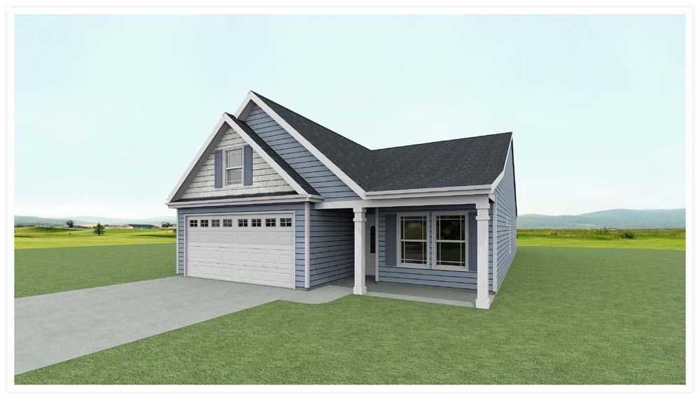 This is the BISHOP floorplan. Construction beginning soon on this home featuring 3 bedrooms, 2 bathrooms, vinyl flooring throughout, full stone fireplace, and 12x12 back patio. Located in the NEW Elliott park community in Lyman just minutes from Spartanburg and Greenville. Call today for more info!
