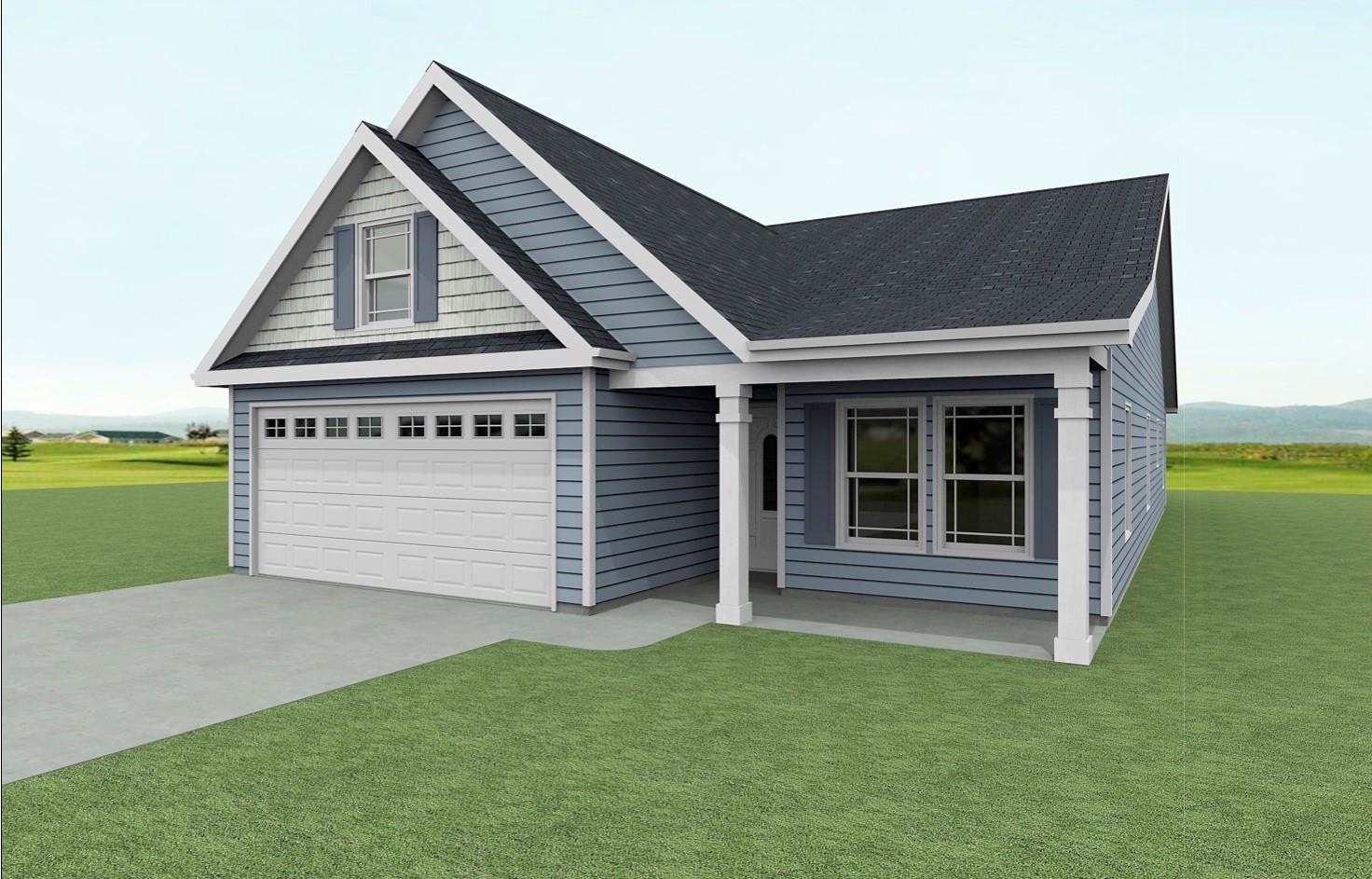 This is the BISHOP floorplan. 3 bedrooms 2 bathrooms plus office/study, trey ceiling with rope lighting in master bedroom, gas fireplace, and 12x12 back patio. Located in the NEW Elliott park community in Lyman just minutes from Spartanburg and Greenville. Call today for more info!