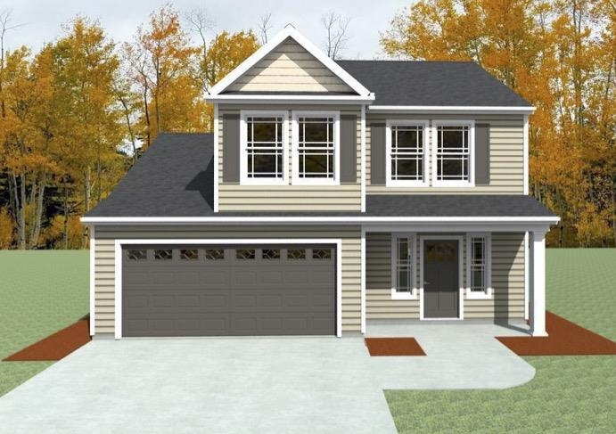 The REYNOLDS floor plan. Construction beginning soon on this 2 story home featuring 3 bedrooms, 2 1/2 bathrooms, vinyl flooring, trey ceilings with rope lighting in the living room and master bedroom, and a 12x12 back patio. Located in the NEW Elliott Park community just minutes from Spartanburg and Greenville.