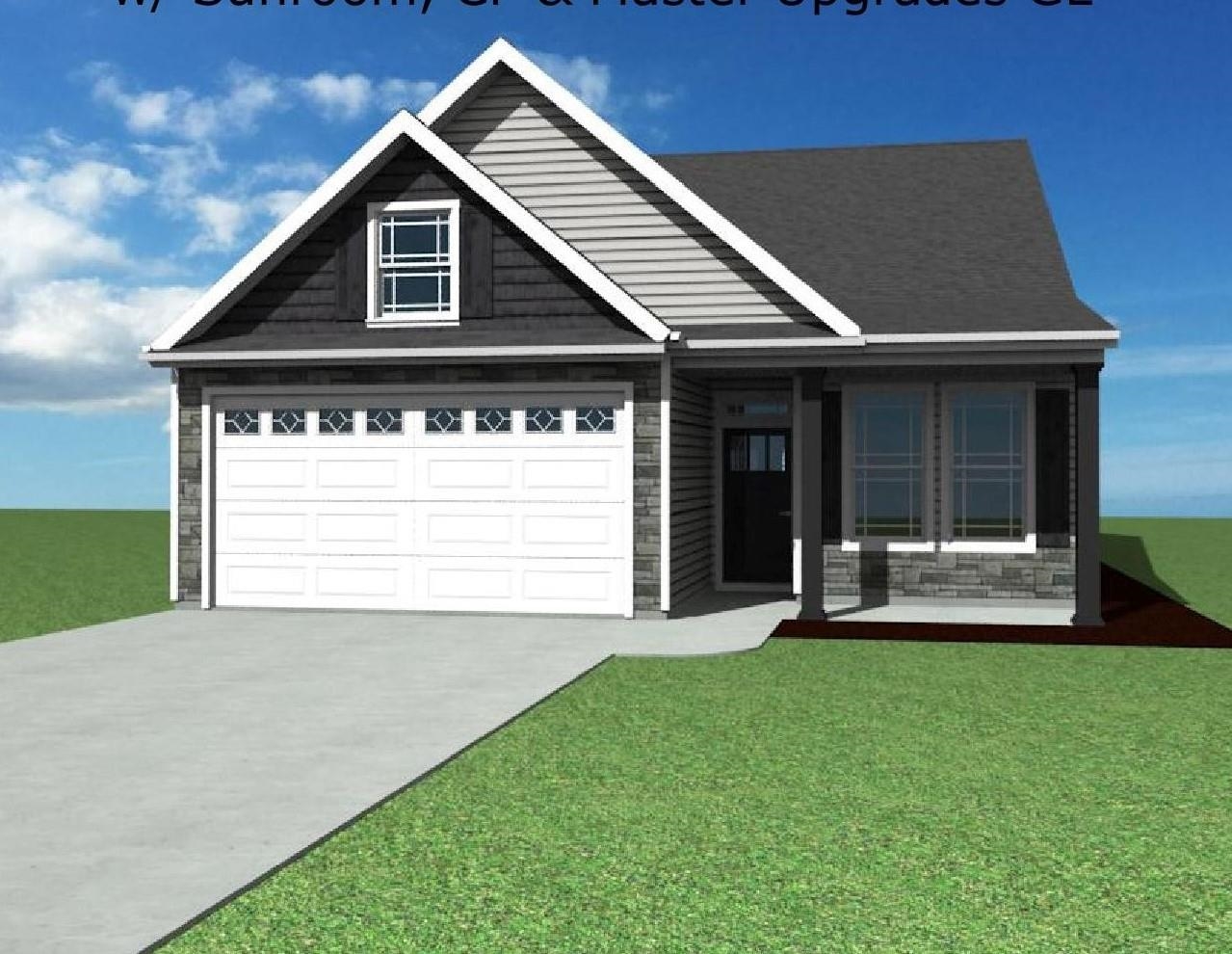 This is the BISHOP floorplan with 3 bedrooms, 2 bathrooms, office/study, walk in laundry. This home will also feature a 12x12 sunroom and full unfinished basement. Standard features to this home and the community include Crown Molding with Rope Lighting, Trey ceiling in Master Bedroom, Gas Fireplace.