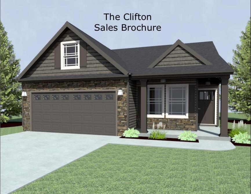 Clifton plan - 1512 SF - 3 BR/ 2 BA home with Sunroom added. Standard features include: Granite countertops, Marsh custom cabinets, Covered patio and corner fireplace. Come see our model home at 388 Timberwood Drive, Woodruff SC. Lot 72
