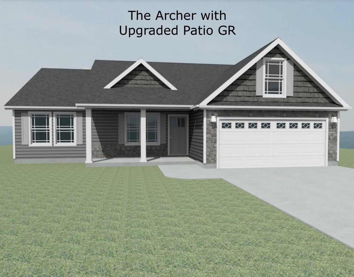 The ARCHER plan features an open living area with a spacious living room. Large kitchen area with a pantry. Split bedroom plan. The master features walk-in closets and a full bathroom. Out back is a large covered patio overlooking the huge backyard. Other lots and floorplans available, call today! Preferred Lender/Attorney Closing Costs Incentive Offered! Lot 24.