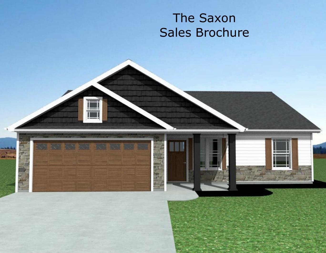 The SAXON with a SUNROOM. Open living area. Split bedroom plan. Large sunroom overlooking the huge backyard. Lot 15