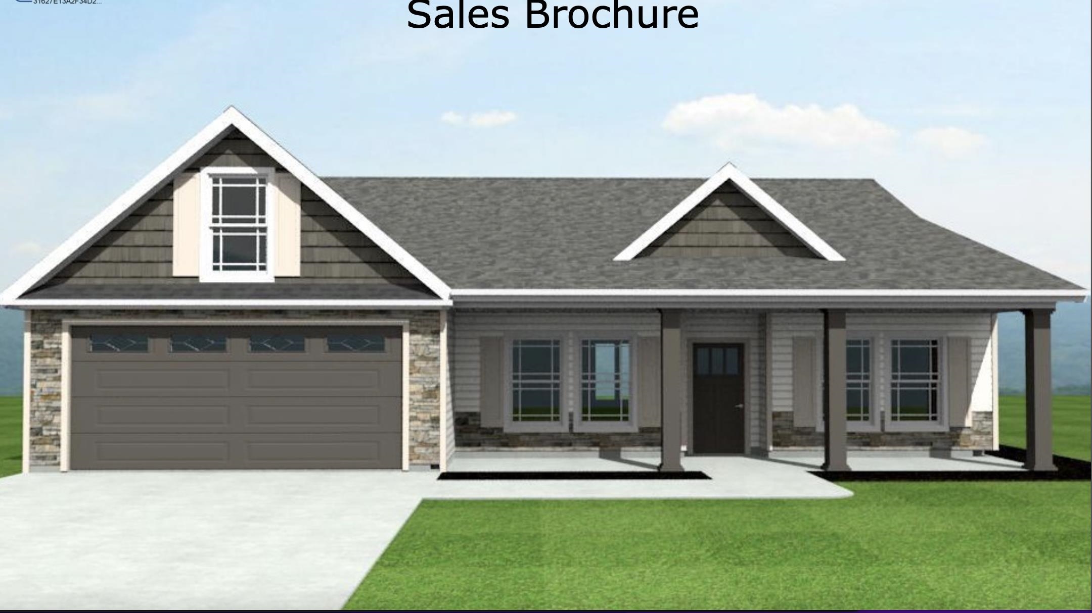 Lot 7 - The Jackson plan offers a beautiful, modern layout. Split floor plan. Kitchen open to living area.  Home complete with the trademark chair rail, crown molding, and rope lighting.  Also includes a 12x12 sunroom with 10x12 covered patio.  Lot 7