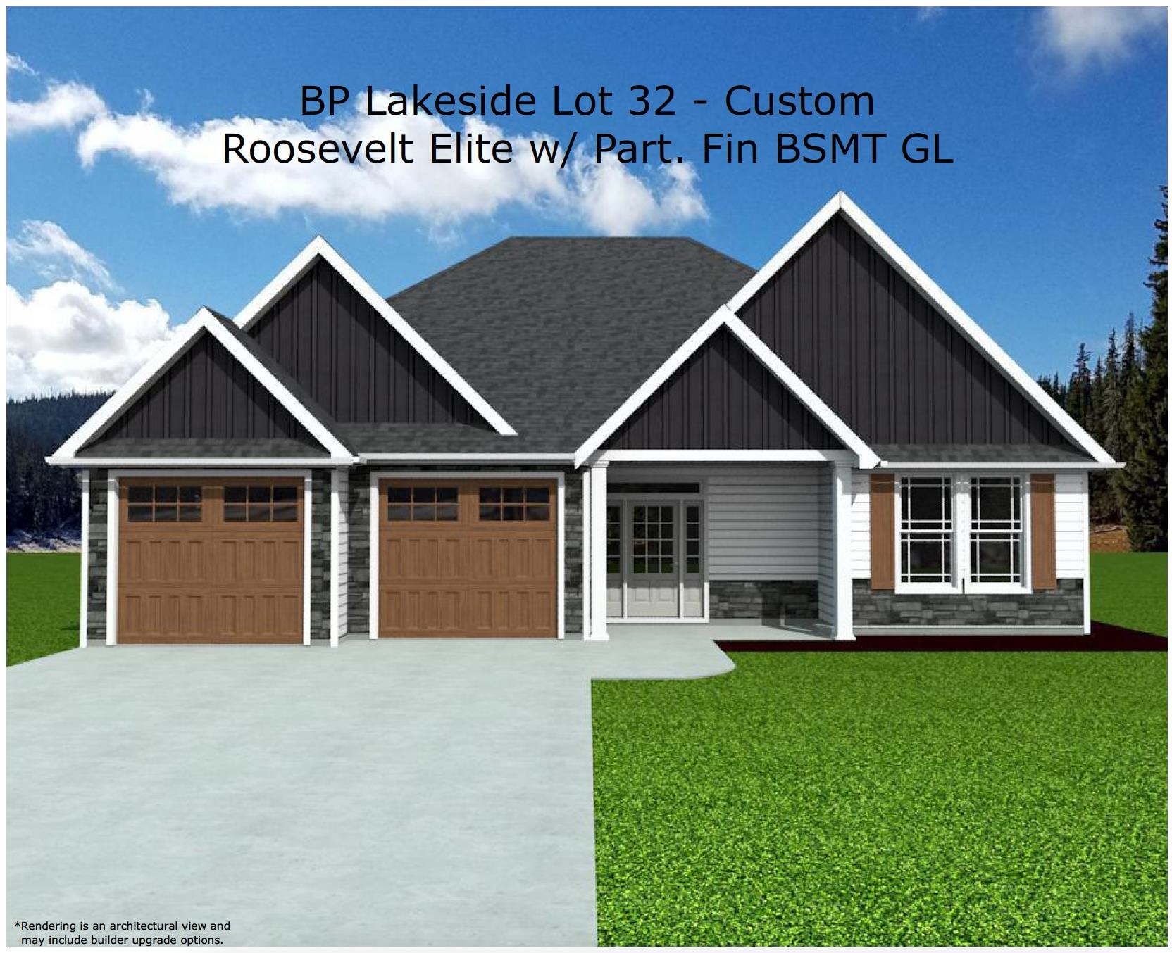 Preferred Lender/Attorney Closing Costs Incentive Offered!  Custom Roosevelt Elite floor plan, with partial finished basement. Lot 32  Contact Steven Long with questions. 864-978-3104