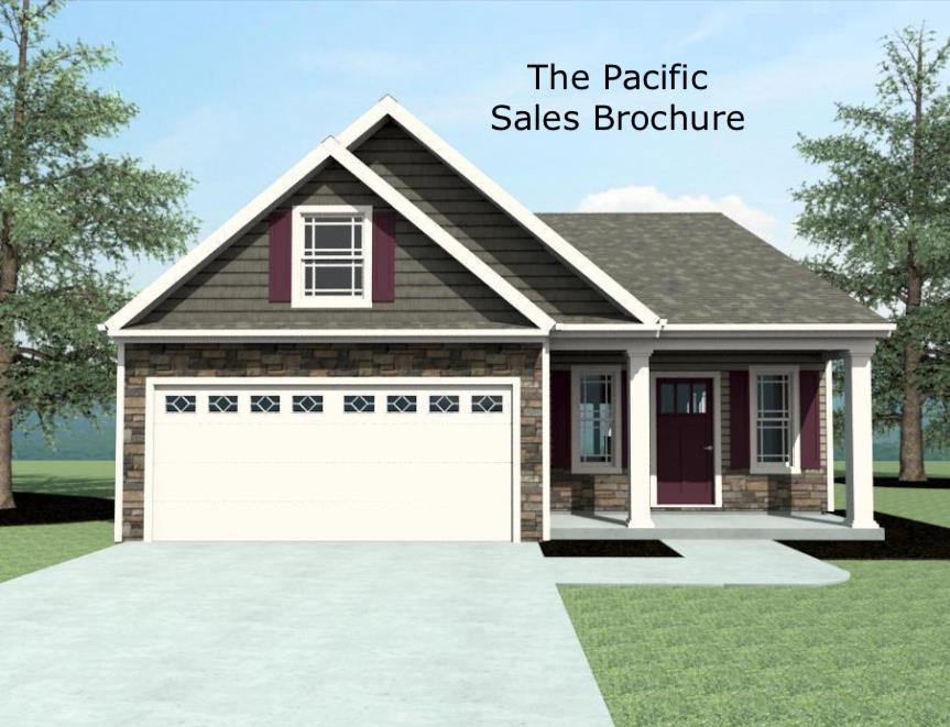 1247 SF - Pacific floor plan - 3BR/2BA home on one level. Standard features include: Granite countertops, Gas log fireplace, Marsh Cabinets, Covered patio and 2/10 Builder Warranty through Quality Builders Warranty.