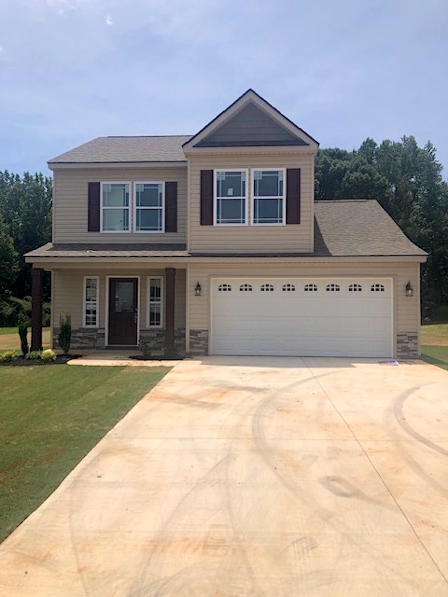 Reynolds plan! This 2 story 3br/2.5ba home features a gas fireplace, granite counter tops, 12'x12' covered patio and much more. Steuer Place is a new community with 100% financing available! This home is a must-see!  Preferred Lender/Attorney Closing Costs Incentive Offered!  1/2 acre Lot.