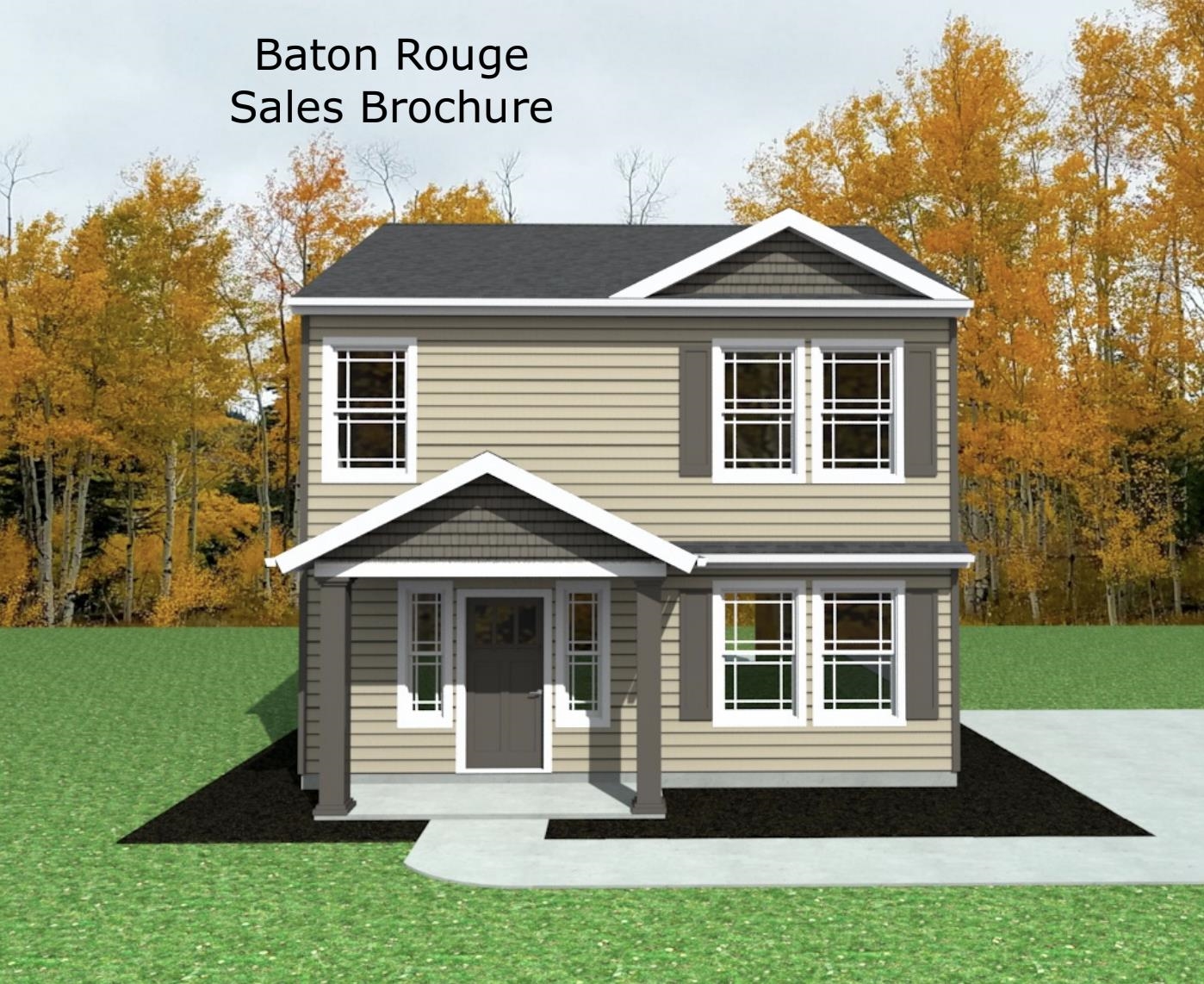 The Baton Rouge two story plan features 3 bedrooms and 2 1/2 bathrooms. The spacious living area is open into the kitchen/dining area. The master bedroom features a walk-in closet and full bathroom. 30-year architectural shingles, site built construction, and a "2-10" warranty are included to give you peace of mind. Lot 20. Preferred Lender/Attorney Closing Costs Incentive Offered!