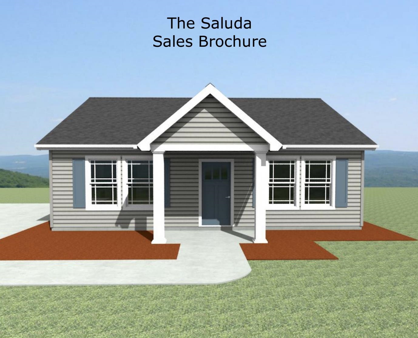 The Saluda plan features 2 bedrooms and 2 bathrooms. The spacious living area is open into the kitchen/dining area. The master bedroom features a tray ceiling and full bathroom. 30-year architectural shingles, site-built construction, and a "2-10" warranty are included to give you peace of mind. Lot 4. Preferred Lender/Attorney Closing Costs Incentive Offered!