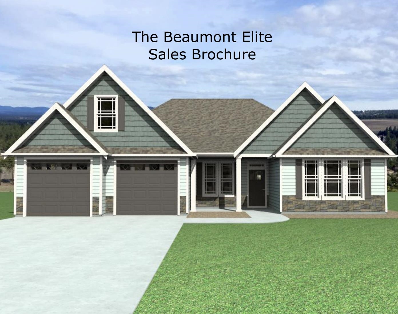 The BEAUMONT ELITE floor plan is an open concept home featuring 3 bedrooms, 2.5 bathrooms, office/study plus a sunroom! Walk-in pantry, and large kitchen with extended cabinets, island and nook. Quartz counters throughout. Standard features in this home include concrete plank and stone exterior, architectural shingles, soffit exterior lighting, 11-foot ceilings in LR & Kitchen, crown molding with rope lighting in the primary bedroom and living room. 12"x24" ceramic tile floors in baths & laundry. Large, tiled shower with accent in the primary bathroom, electric water heater, large covered back deck and more! Request the finish list for this beautiful home!   Preferred lender & attorney closing cost incentives!!! Lot 13