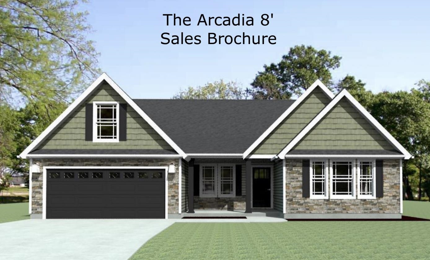 The ARCADIA plan with an upgraded covered patio & sunroom. 3 bedrooms & 2 1/2 baths. Large open living space with cathedral ceiling. Painted cabinets, granite countertops, breakfast nook, detailed moldings, and a cozy fireplace included. Other lots and homes available. Closing cost incentives available when working with preferred lender and attorney. Call for details! Lot 27