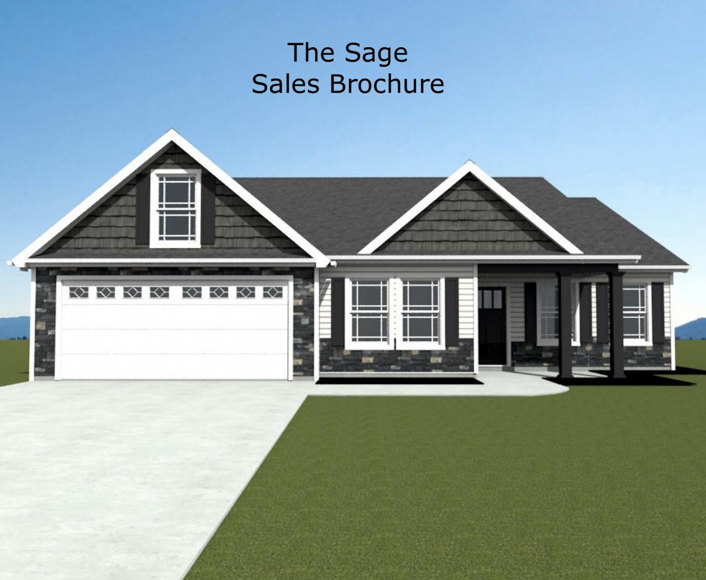 The Sage plan with sunroom & covered deck. 3 bedrooms & 2 baths. Large open living space. Other lots and homes available. Closing cost incentives available when working with preferred lender and attorney. Call for details! Lot 37.