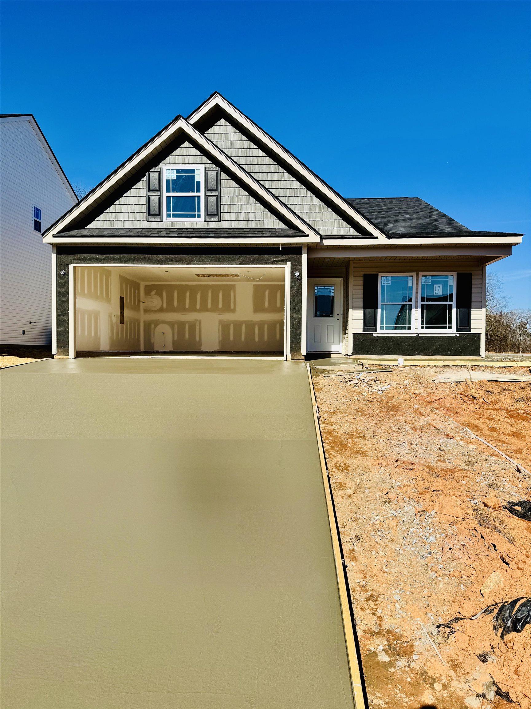 Preferred Lender/Attorney Closing Costs Incentive Offered!  Welcome to Hampshire Heights! The Bishop floor plan offers a formal entry way, open concept living, and a study. 3 bed, 2 bath. Complete with the trademark chair rail, crown molding and rope lighting.