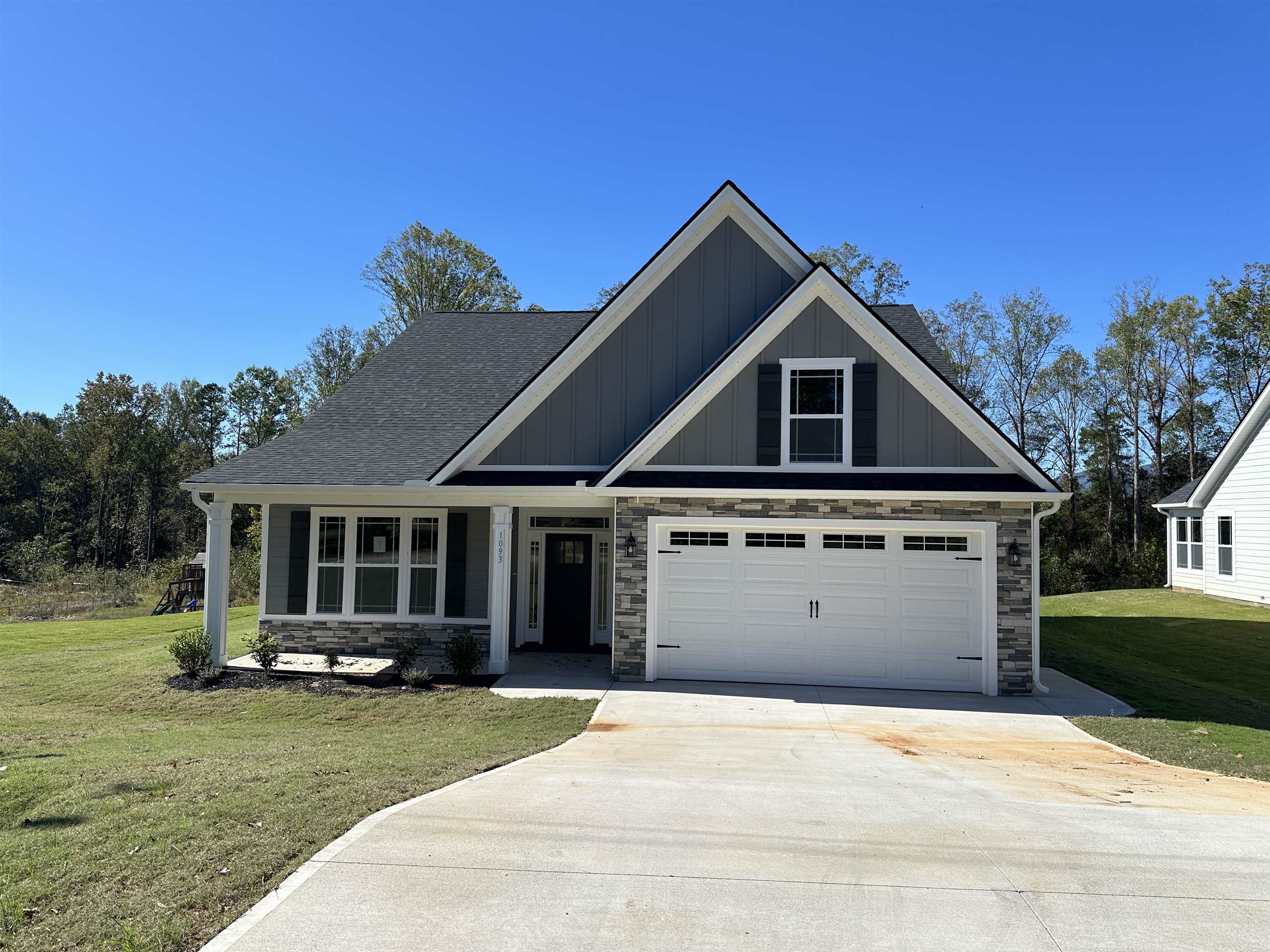 New Construction in Campobello by local builder. Quality Workmanship and first class warranty. The Addington plan provides WOW factor with high ceilings, butler's pantry, elegant dining room/study. Back Patio suite features Sunroom, Covered Patio and Uncovered Patio. Great for Entertaining. Tile Shower with Frameless Glass Door. Underground irrigation. Must See!   Virtual Tour reflects bonus room, not included on this home. Some stock photos show same house plan, not subject property. Buyer agent to verify sqft.