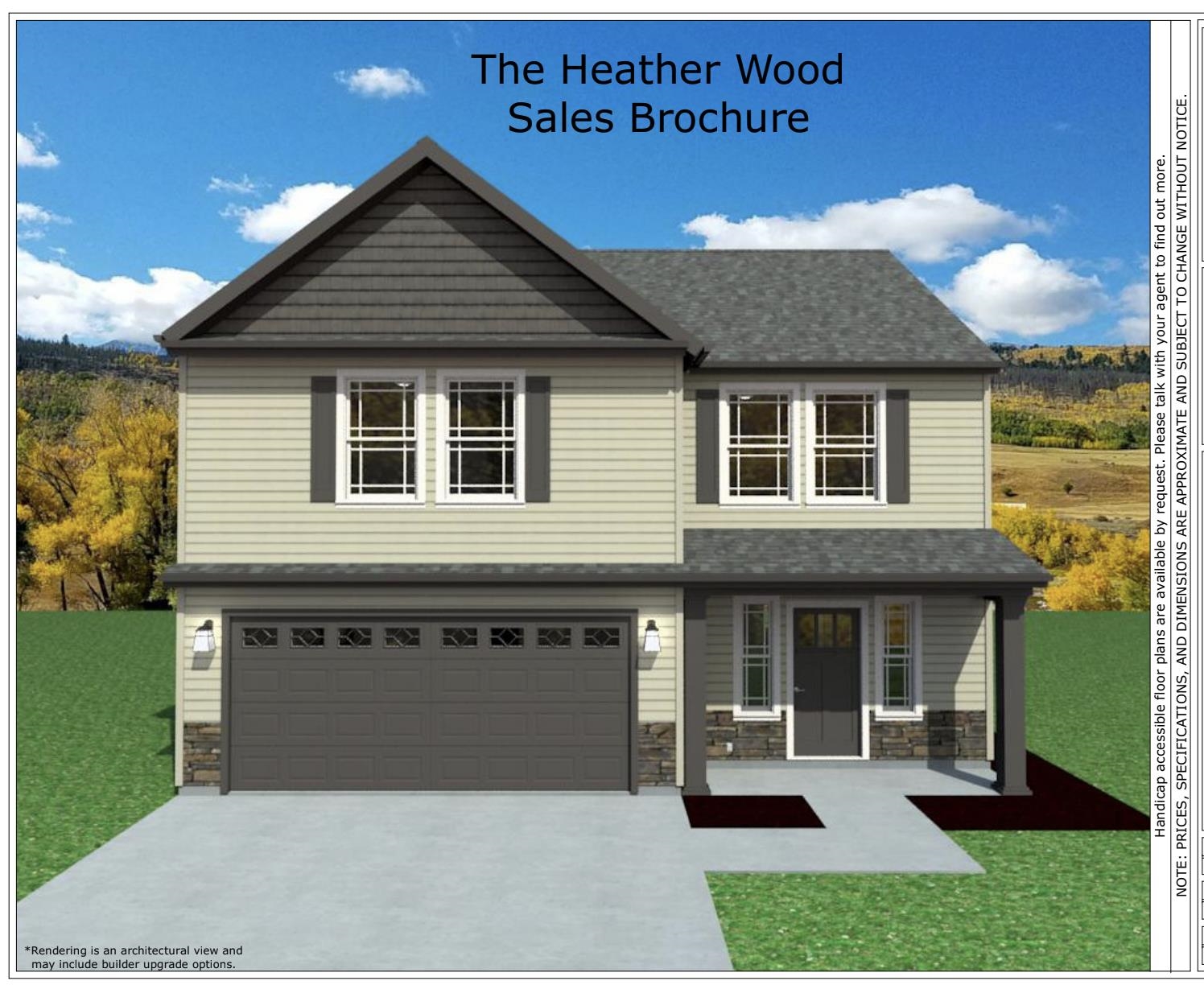 The Heatherwood (Lot 15) offers a modern, open concept living area perfect for entertaining.  4 bedroom, 2.5 bath. Complete with the trademark chair rail, crown molding, and rope lighting.  12'x12'' covered back patio.   30-year architectural shingles, site-built construction, and a 10 year limited warranty are included to give you peace of mind.  Preferred Lender/Attorney Closing Costs Incentive Offered! *Virtual tour reflects same house plan, not exact house.