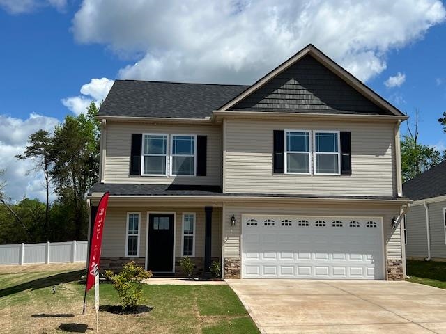 The Heatherwood (Lot 15) offers a modern, open concept living area perfect for entertaining.  4 bedroom, 2.5 bath. Complete with the trademark chair rail, crown molding, and rope lighting.  12'x12'' covered back patio.   30-year architectural shingles, site-built construction, and a 10 year limited warranty are included to give you peace of mind.  Preferred Lender/Attorney Closing Costs Incentive Offered! *Virtual tour reflects same house plan, not exact house.