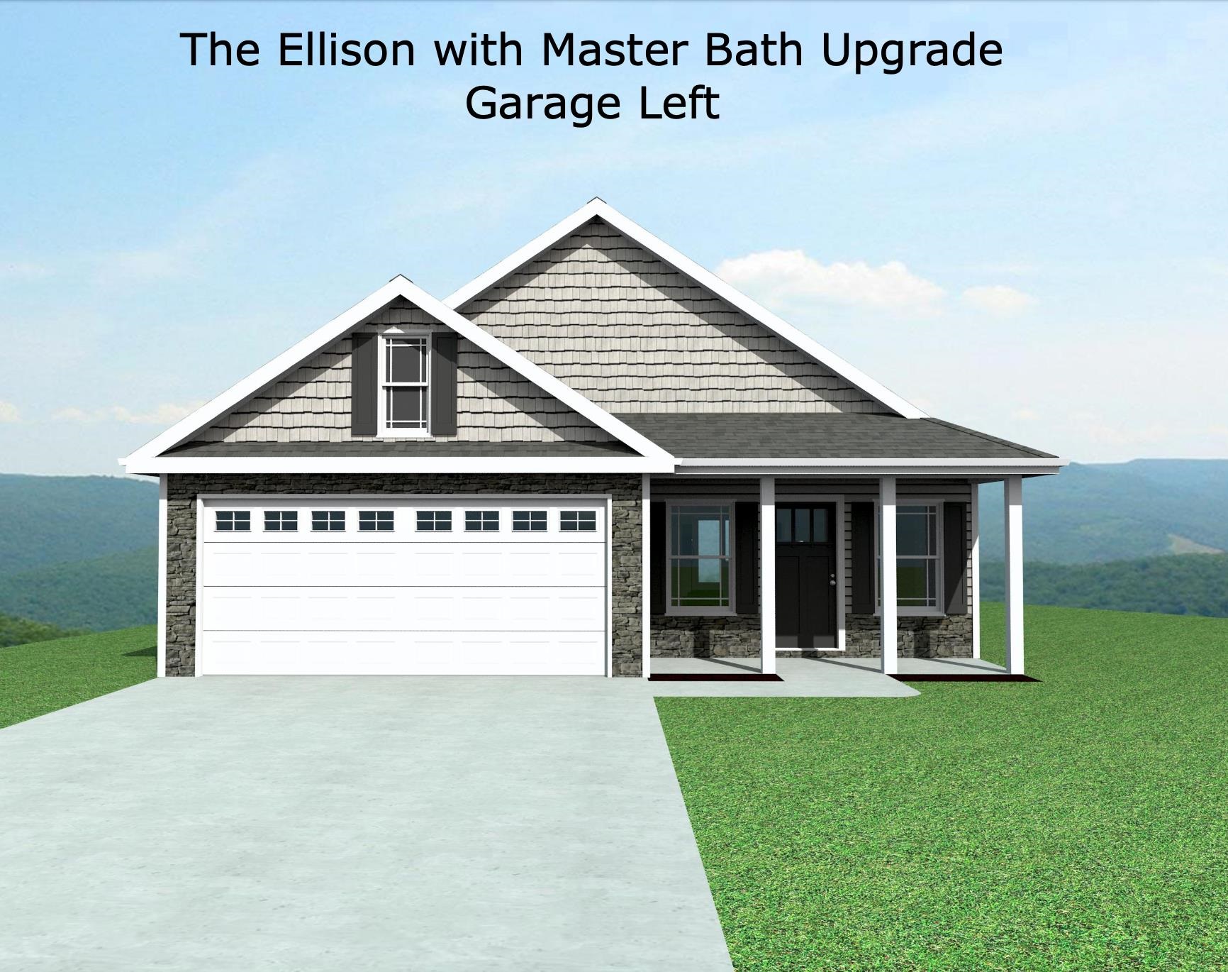 The ElLLISON (Lot 66) offers a modern, open concept living area perfect for entertaining.  4 bedroom, 2 bath. Complete with the trademark chair rail, crown molding, and rope lighting.  12' x 12' covered back patio.   30-year architectural shingles, site-built construction, and a 10 year limited warranty are included to give you peace of mind.  Preferred Lender/Attorney Closing Costs Incentive Offered! *Virtual tour reflects same house plan, not exact house.