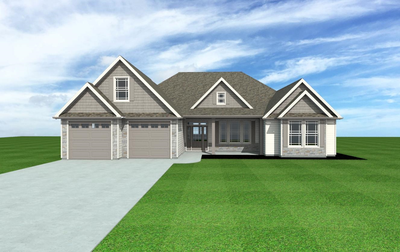 The MAYFAIR ELITE floor plan is an open concept home featuring 4 bedrooms, 3 bathrooms, office/study! Walk-in pantry, and large kitchen with extended cabinets, island and nook. Granite counters throughout. Standard features in this home include concrete plank and stone exterior, architectural shingles, soffit exterior lighting, 12-foot ceilings in LR & Kitchen, crown molding with rope lighting in the primary bedroom and living room. Large, tiled shower with accent in the primary bathroom, electric water heater, large covered back patio and more! Preferred lender & attorney closing cost incentives!!! Lot 42.