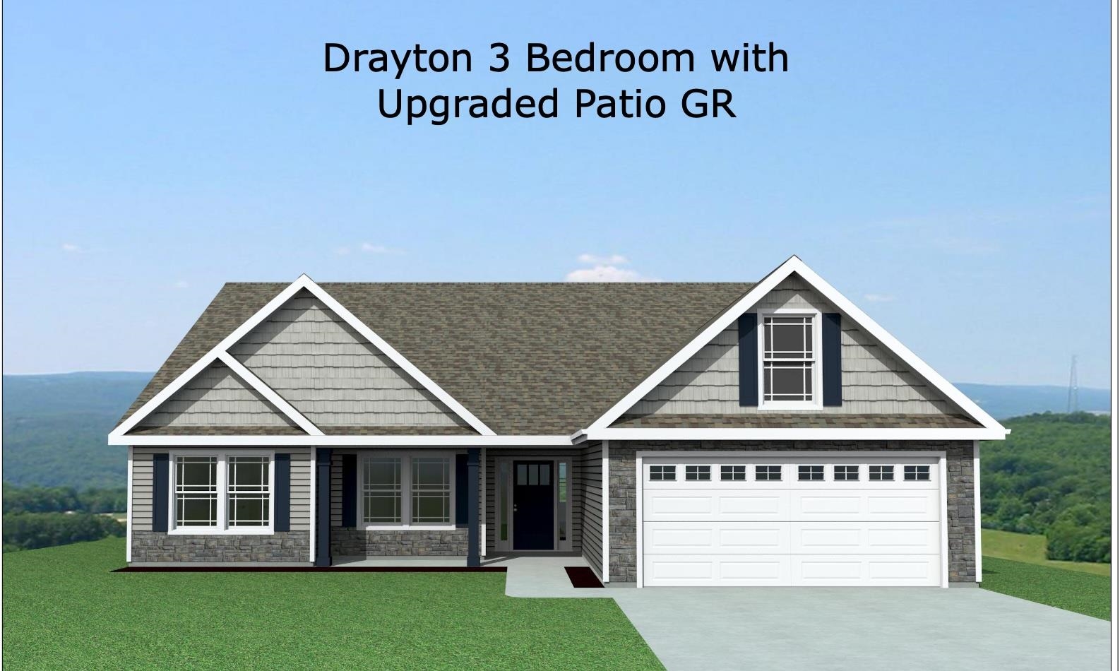 New neighborhood in Lyman! Close to lakes, 10 minutes from Greer and District 5 schools. Only 22 lots in this cul de sac neighborhood! Lot 21 features our Drayton floor plan. This is a 3 BR/2 BA home with an office and open concept living area. Tall ceilings in the living room feature crown molding and rope lighting. Tray ceilings in the master bedroom and double vanity in the master bath. Patio doors in the kitchen/dining nook lead out to a covered patio with an additional 10'x12' uncovered patio. The lot is just under a half acre, so lots of room for activities! Ask about our preferred lender and attorney options. Come see these homes today and claim your spot in Ballentine Ridge!