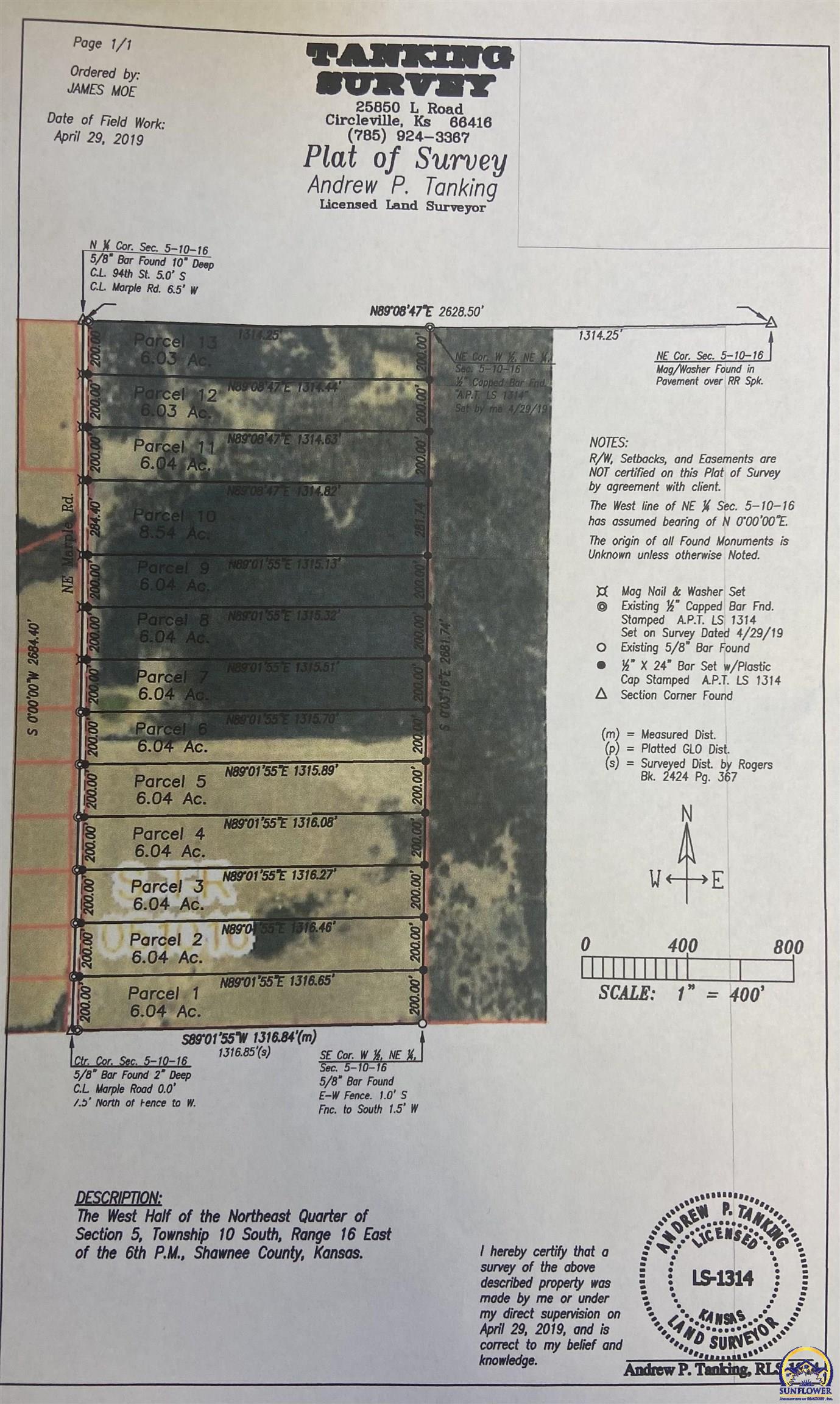 PARCEL 9 NE MARPLE RD, TOPEKA, KS 66617 - Jerri White