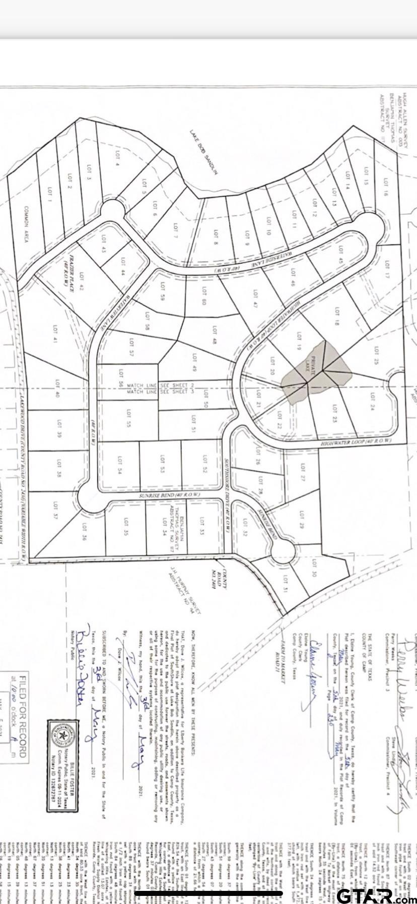 TBD LOT 27 SOUTHSHORES, Pittsburg, Texas 75686, ,Residential,For Sale,SOUTHSHORES,10142016