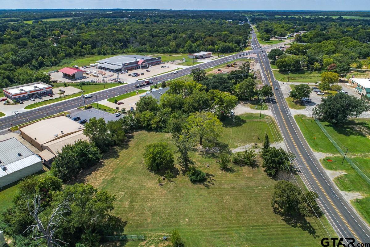 Aerial View of this 1.88 Acre Tract and its location near major intersection.