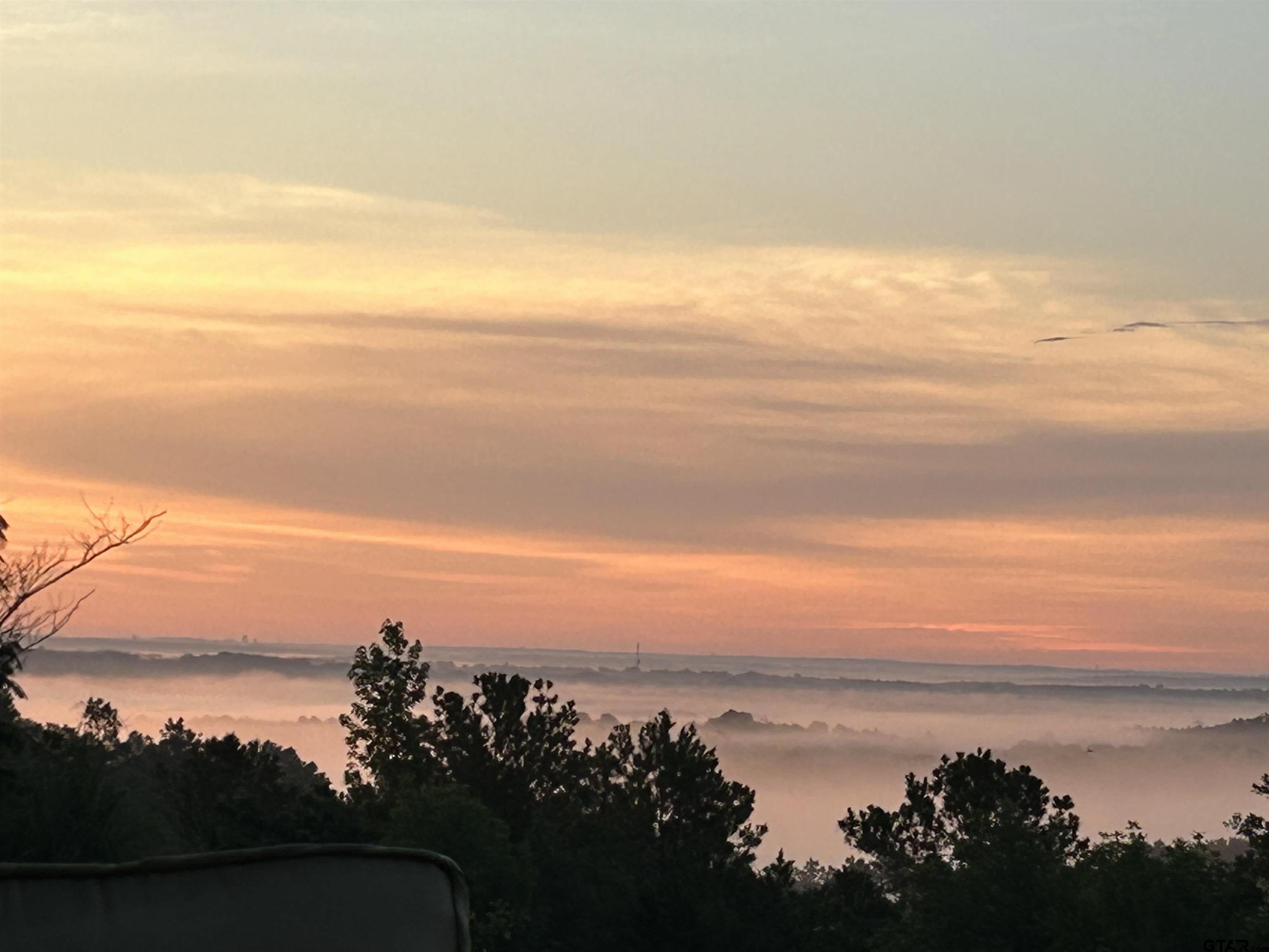 Amazing sunset views from this hilltop lot