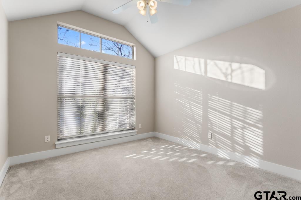 Room on the front of the house by the next door.